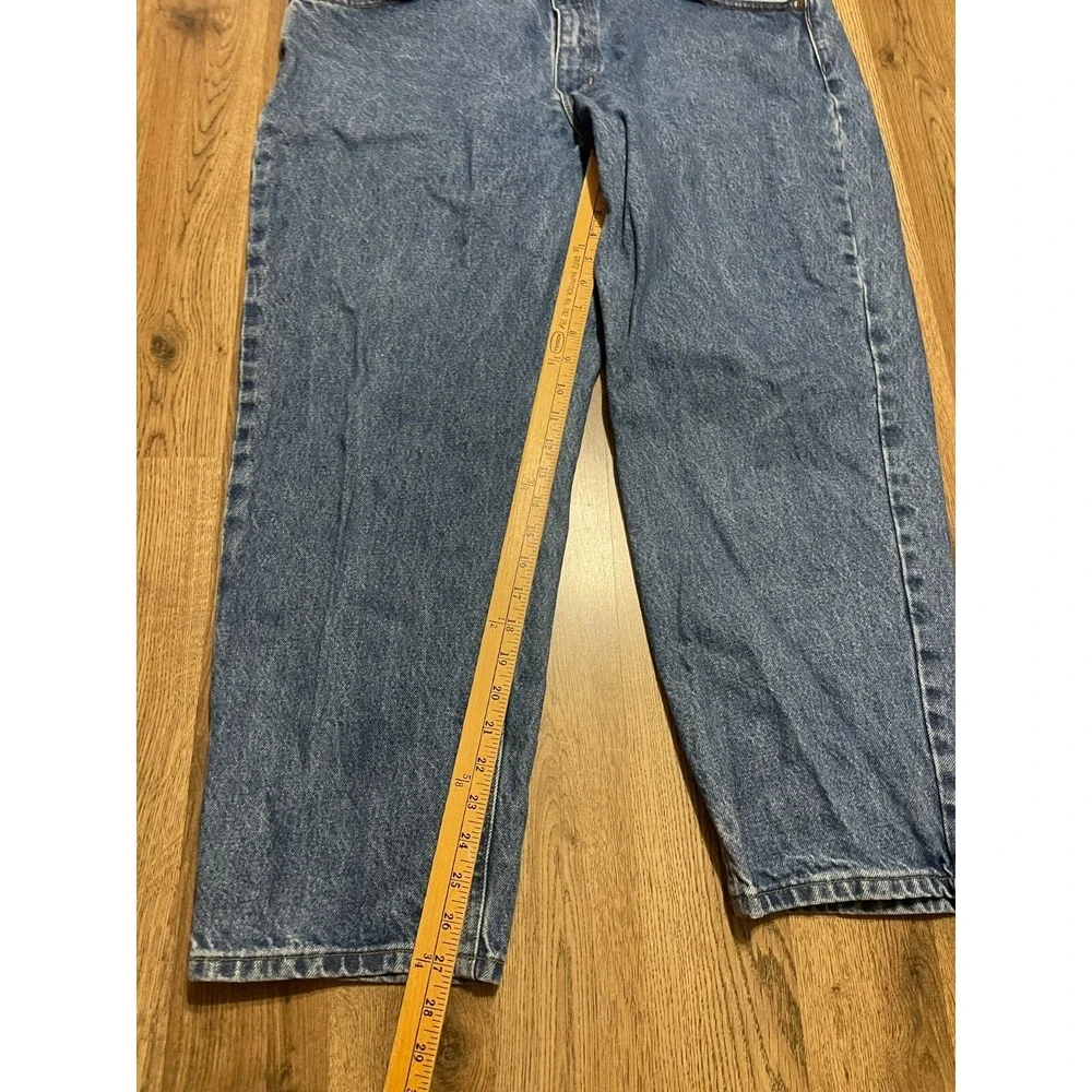 Carhartt Jeans, Men's Size 42x28, Blue, Denim, Straight Leg, Pockets